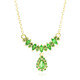 Collier en argent et Grenat Tsavorite