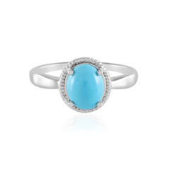 Bague en argent et Turquoise Sleeping Beauty