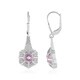 Boucles d'oreilles en argent et Kunzite