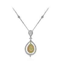 Collier en or et Diamant SI2 jaune (CIRARI)