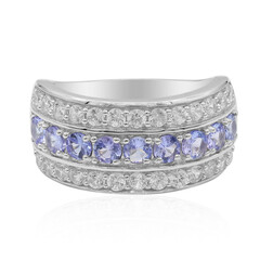 Bague en argent et Tanzanite