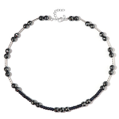 Collier en argent et Hématite noire