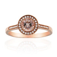 Bague en or et Morganite AAA (CIRARI)