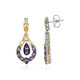 Boucles d'oreilles en argent et Tanzanite (Gems en Vogue)