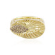 Bague en or et Diamant champagne I2 (Ornaments by de Melo)