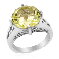 Bague en argent et Quartz de l'Ouro Verde