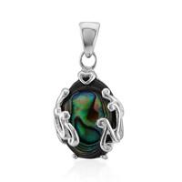 Pendentif en argent et Coquillage d'Abalone (Art of Nature)