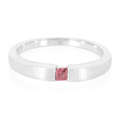 Bague pour homme en argent et Tourmaline rose de Morro Redondo