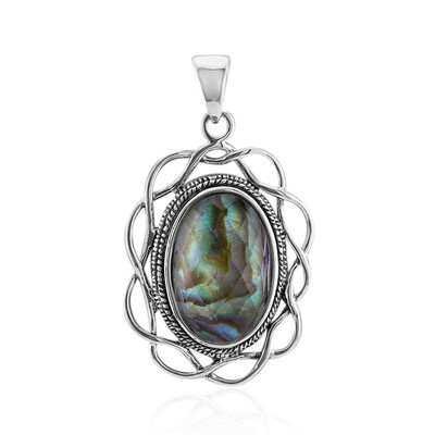 Pendentif en argent et Quartz blanc (Art of Nature)