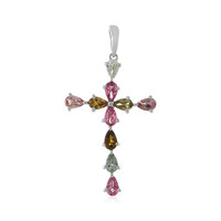 Pendentif en argent et Tourmaline