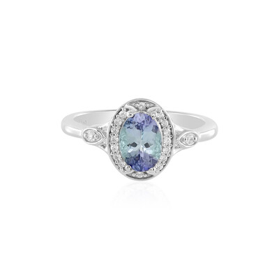 Bague en argent et Tanzanite non chauffée