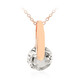 Collier en argent et Topaze blanche