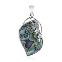 Pendentif en argent et Coquillage d'Abalone (Art of Nature)