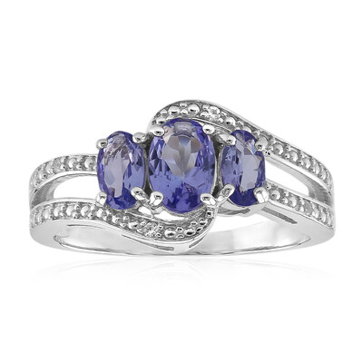 Bague en argent et Tanzanite