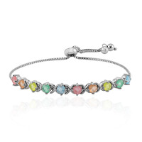 Bracelet en argent et Quartz rose pastel