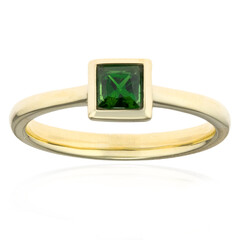 Bague en or et Grenat Tsavorite (CUSTODANA)