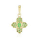 Pendentif en argent et Grenat Tsavorite