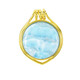 Pendentif en argent et Larimar