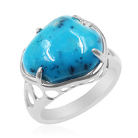 Bague en argent et Turquoise de Kingman (Anne Bever)