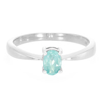 Bague en argent et Apatite bleue