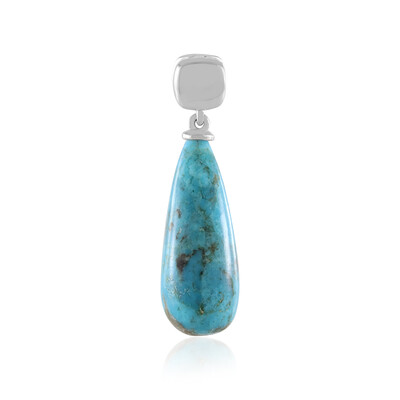 Pendentif en argent et Turquoise (MONOSONO COLLECTION)