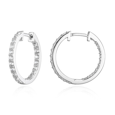 Boucles d'oreilles en argent et Zircon