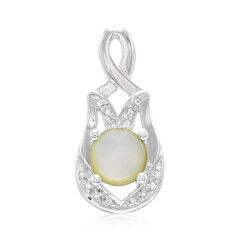 Pendentif en argent et Coquillage d'Abalone