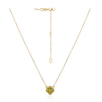 Collier en or et Diamant VS1 jaune