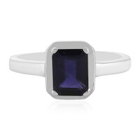 Bague en argent et Iolite