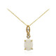 Collier en or et Opale blanche