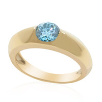 Bague en or et Diamant bleu VVS2 (de Melo)