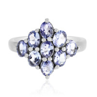 Bague en argent et Tanzanite