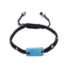 Bracelet en argent et Larimar