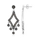 Boucles d'oreilles en argent et Marcassite