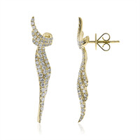 Boucles d'oreilles en or et Diamant SI2 (H) (CIRARI)