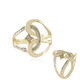 Bague en or et Diamant champagne I2 (de Melo)