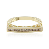 Bague en or et Diamant champagne I2 (Ornaments by de Melo)