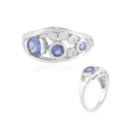 Bague en argent et Tanzanite