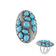 Bague en argent et Turquoise Sleeping Beauty (Desert Chic)