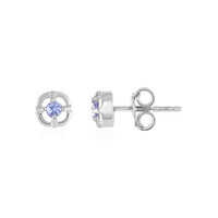 Boucles d'oreilles en argent et Tanzanite