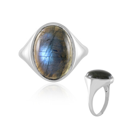 Bague en argent et Labradorite