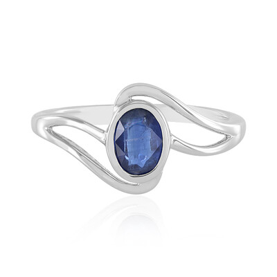 Bague en argent et Kyanite du Népal