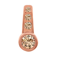 Pendentif en or et Diamant rose de France VS1 d'Argyle