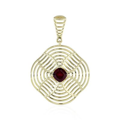 Pendentif en or et Grenat Rhodolite (Ornaments by de Melo)