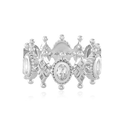 Bague en argent et Topaze blanche (Dallas Prince Designs)