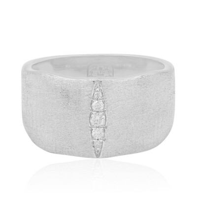 Bague en argent et Diamant