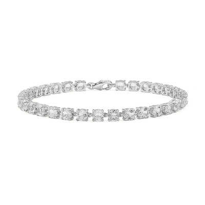 Bracelet en argent et Topaze blanche