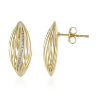 Boucles d'oreilles en or et Diamant I1 couleur (I) (Ornaments by de Melo)