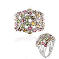 Bague en argent et Tourmaline