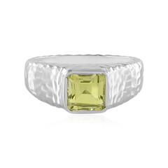 Bague en argent et Quartz citron